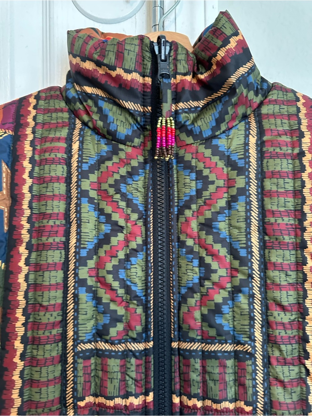 FARM Rio Multicolor Quilted Printed Puffer Jacket - Picture 13 of 13